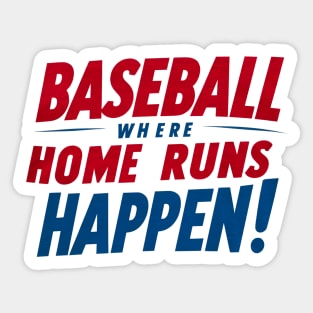 Home Run Sticker